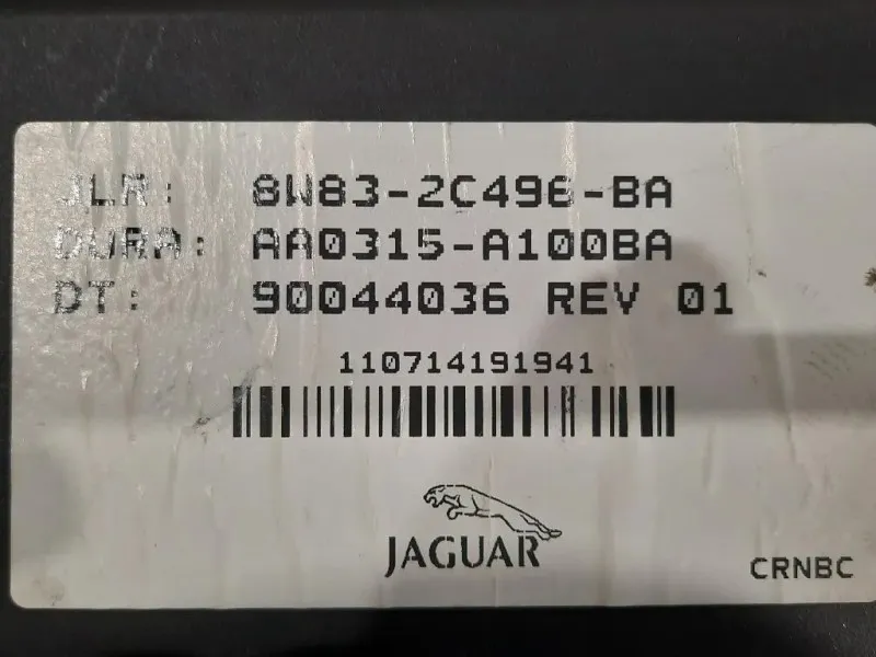 Centralina Freno A MANO 8W83-2C496-BA Jaguar XF I 2011