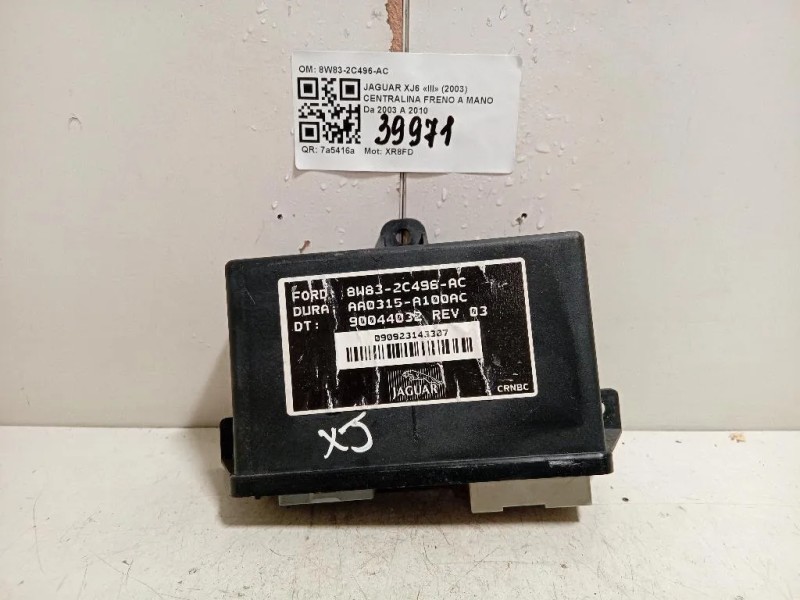 Centralina Freno A MANO 8W83-2C496-AC Jaguar XJ6 III 2003