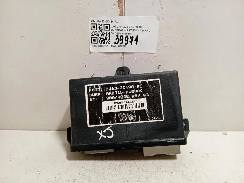 Centralina Freno A MANO 8W83-2C496-AC Jaguar XJ6 III 2003