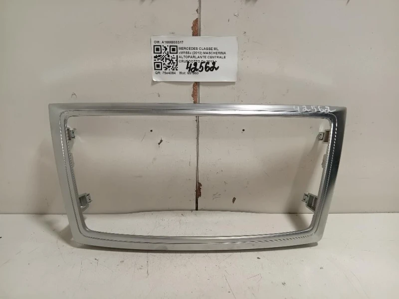 Mascherina Altoparlante Centrale Cruscotto A1666800317 Mercedes Classe ML W166 2012