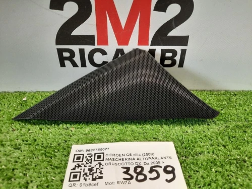 Mascherina Altoparlante Cruscotto DX 9682785077 Citroen C5 III 2008