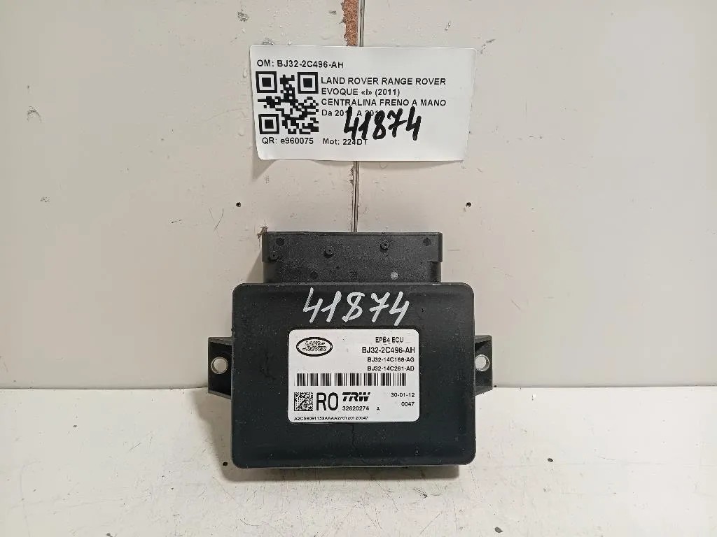 Centralina Freno A MANO BJ32-2C496-AH Land Rover Range Rover Evoque I 2011