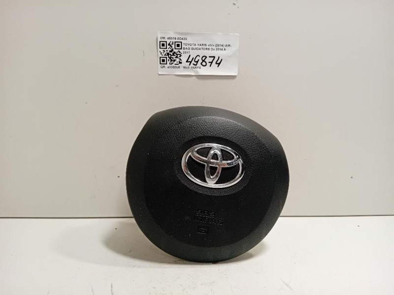 Air-bag Guidatore 45019-0D420 Toyota Yaris IV 2014