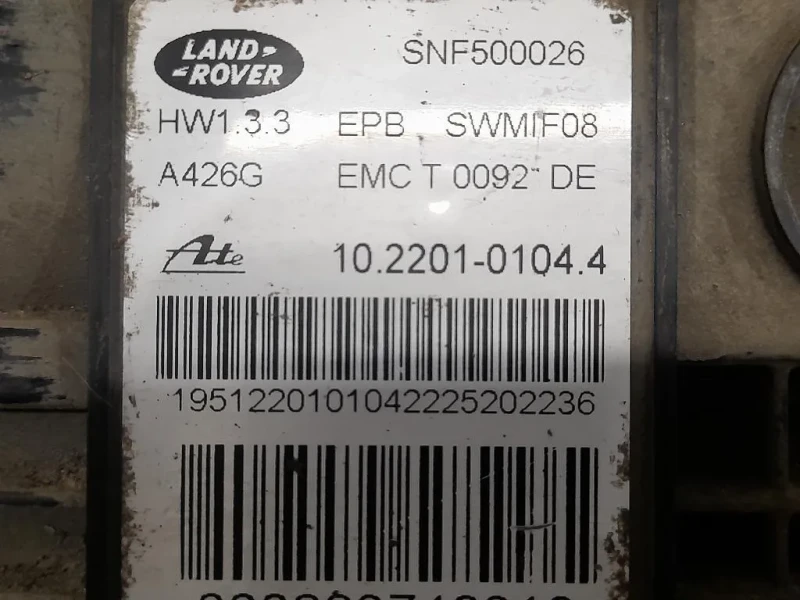 Centralina Freno A MANO SNF500026 Land Rover Range Rover Sport I 2005