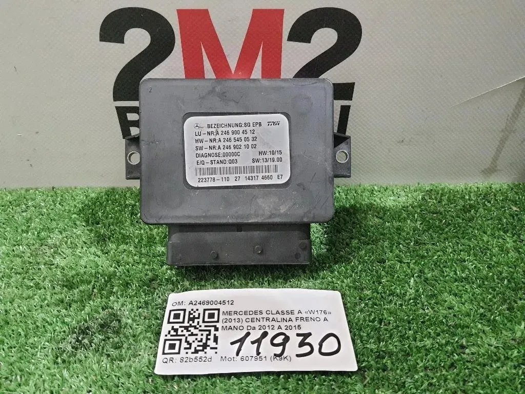 Centralina Freno A MANO A2469004512 Mercedes Classe A W176 2013