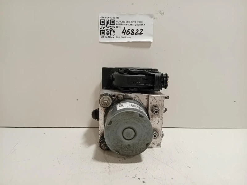 Pompa ABS ANT 0 265 252 233 0265252233 Alfa Romeo MITO 2011