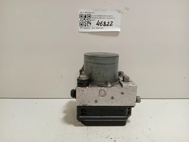 Pompa ABS ANT 0 265 252 233 0265252233 Alfa Romeo MITO 2011