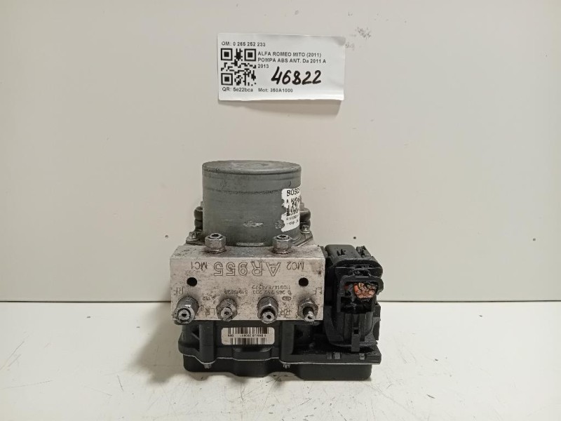 Pompa ABS ANT 0 265 252 233 0265252233 Alfa Romeo MITO 2011