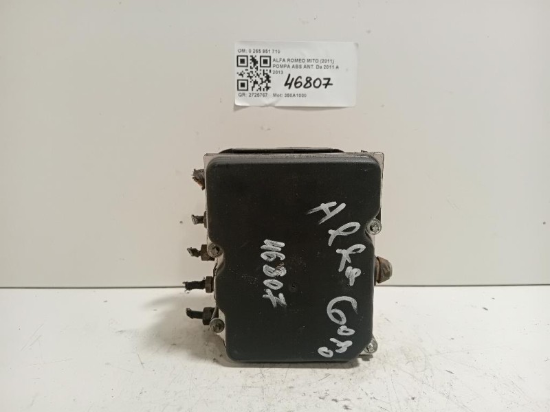 Pompa ABS ANT 0265951710 51879980 Alfa Romeo MITO 2011