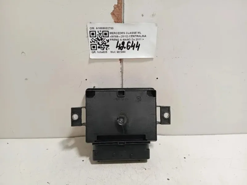 Centralina Freno A MANO A1669002700 Mercedes Classe ML W166 2012