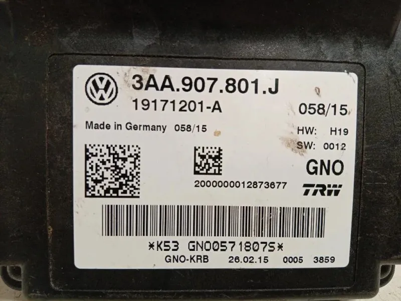 Centralina Freno A MANO 3AA 907 801 J Volkswagen Sharan IV 2010