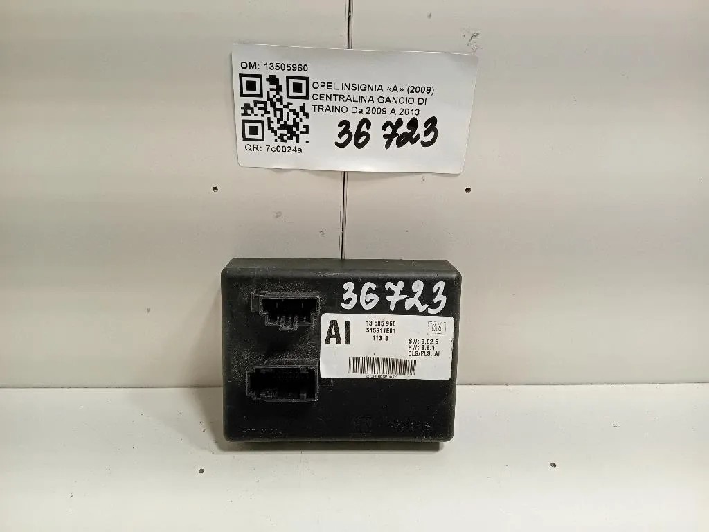 Centralina Gancio DI Traino 13505960 Opel Insignia A 2009