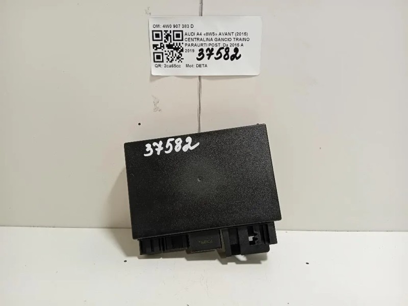 Centralina Gancio Traino Paraurti POST 4W0 907 383 D Audi A4 8W5 Avant 2015