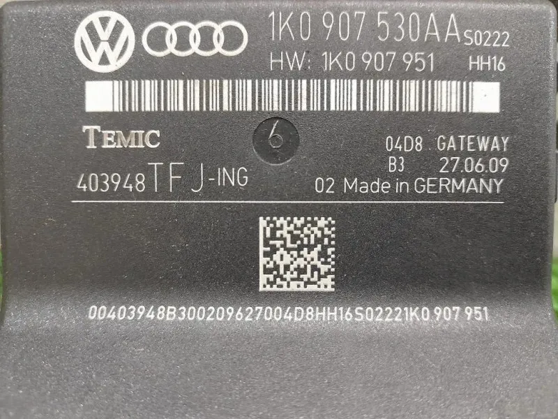 Centralina Gateway 1K0907530AA Audi A3 8PA Sportback 2008