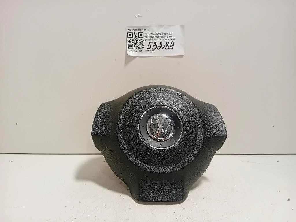 Air-bag Guidatore 5K0 880 201 H Volkswagen GOLF V Variant 2007