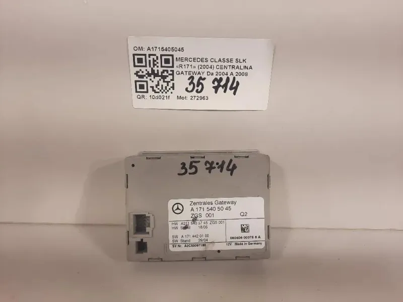 Centralina Gateway A1715405045 Mercedes Classe SLK R171 2004