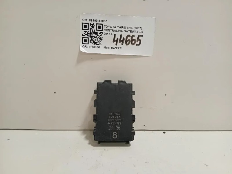 Centralina Gateway 89100-52030 Toyota Yaris IV 2017