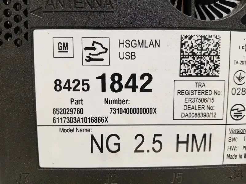 Centralina GPS 84251842 Opel Astra K 2016