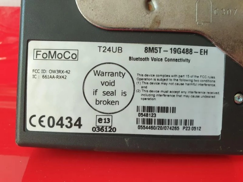 Centralina HEAD UP Display 8M5T19G488EH Ford Focus III SW 2008