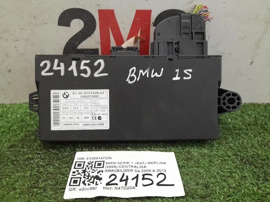 Centralina Immobilizer 61359147226 Bmw Serie 1 E87 Berlina 2005