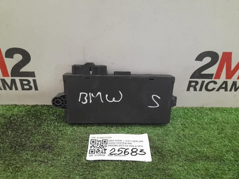 Centralina Immobilizer 61359147220 Bmw Serie 1 E87 Berlina 2005