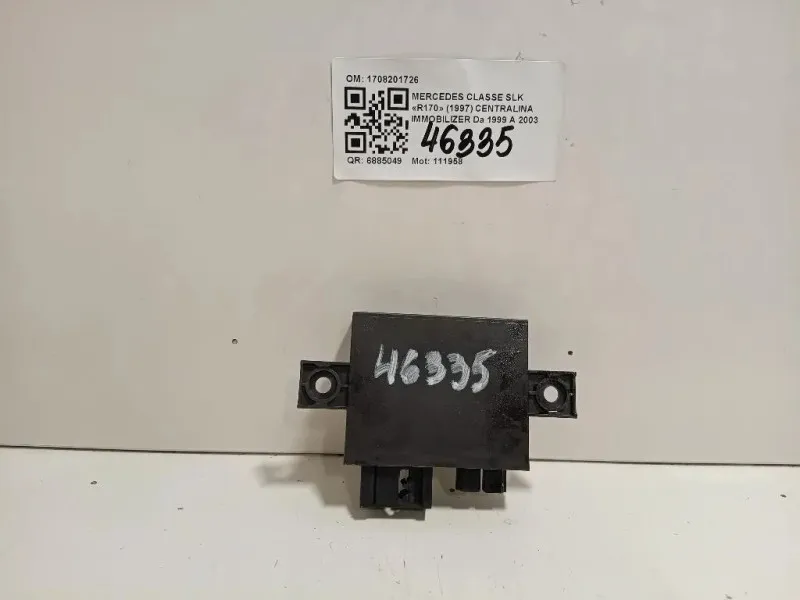 Centralina Immobilizer 1708201726 Mercedes Classe SLK R170 1997