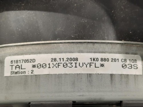 Air-bag Guidatore 1K0 880 201 CB Volkswagen GOLF V 2004