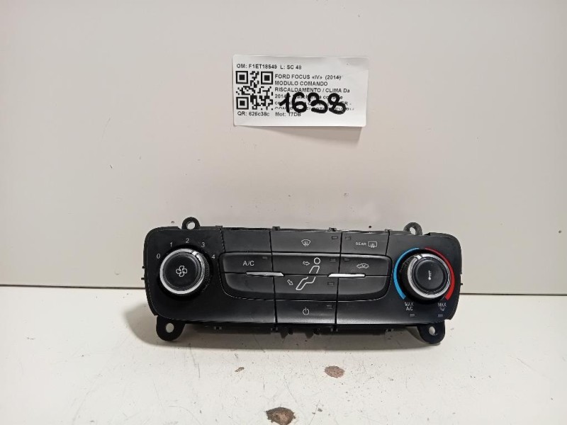 Mascherina Console Centrale LEVA Cambio 1890772 Ford Focus IV 2014