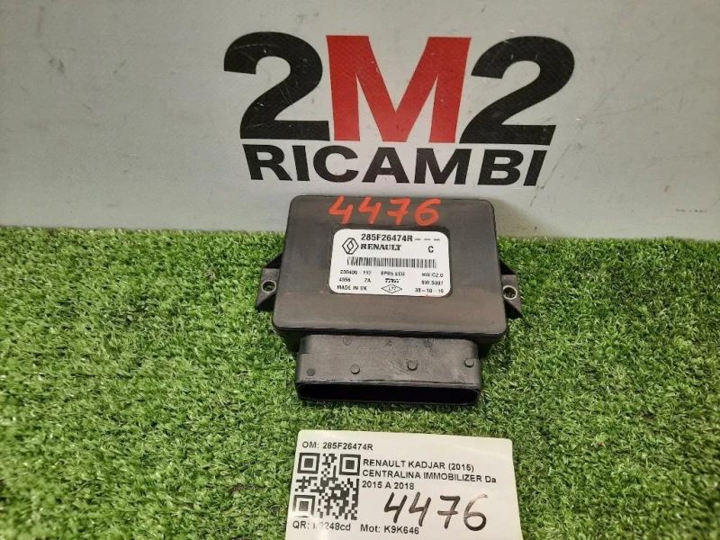 Centralina Immobilizer 285F26474R Renault Kadjar 2015