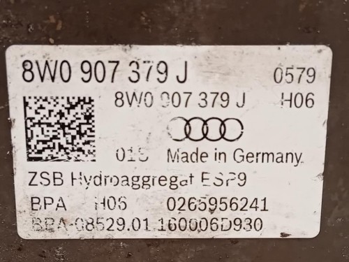 Pompa ABS ANT 8W0 907 379 J Audi A4 8W5 Avant 2015