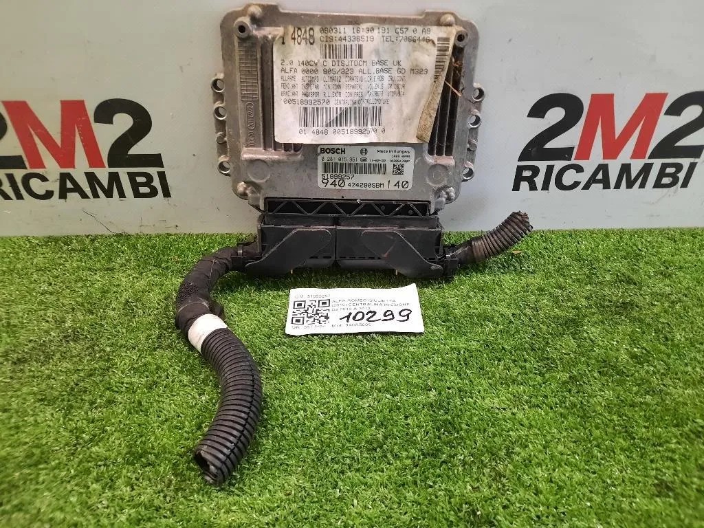 Centralina Iniezione 51899257 Alfa Romeo Giulietta 2010