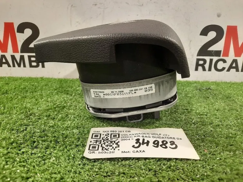 Air-bag Guidatore 1K0 880 201 CB Volkswagen GOLF V 2004