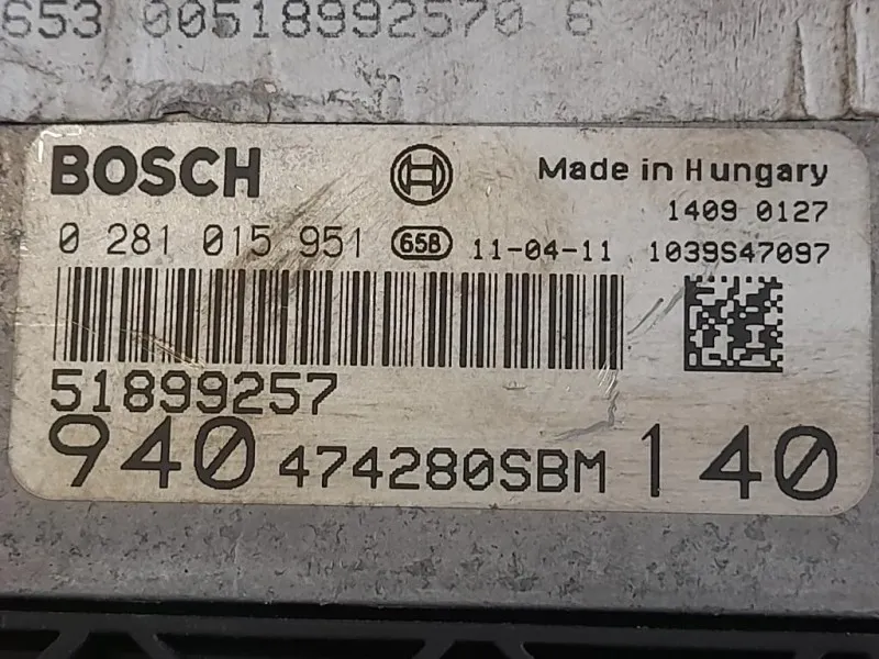 Centralina Iniezione 940474280SBM Alfa Romeo Giulietta 2010