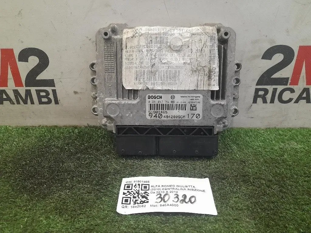 Centralina Iniezione 51901465 Alfa Romeo Giulietta 2010