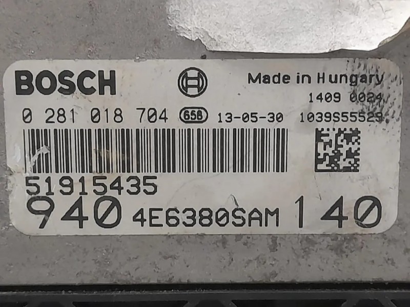 Centralina Iniezione 51902994 Alfa Romeo Giulietta 2010