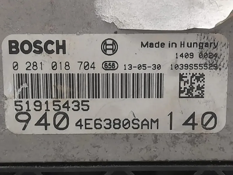 Centralina Iniezione 51902994 Alfa Romeo Giulietta 2010