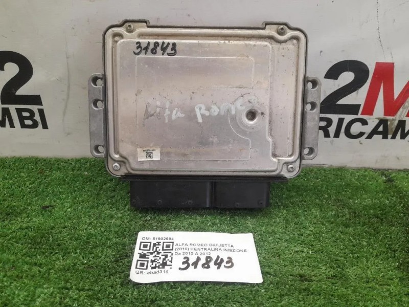 Centralina Iniezione 51902994 Alfa Romeo Giulietta 2010