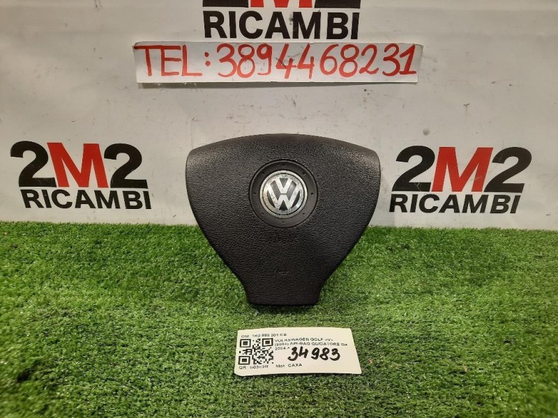 Air-bag Guidatore 1K0 880 201 CB Volkswagen GOLF V 2004