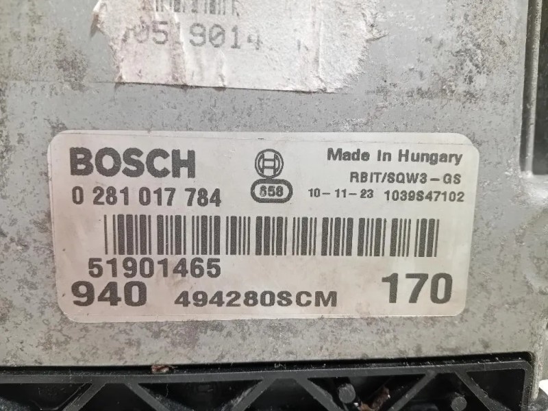 Centralina Iniezione 51901465 Alfa Romeo Giulietta 2010