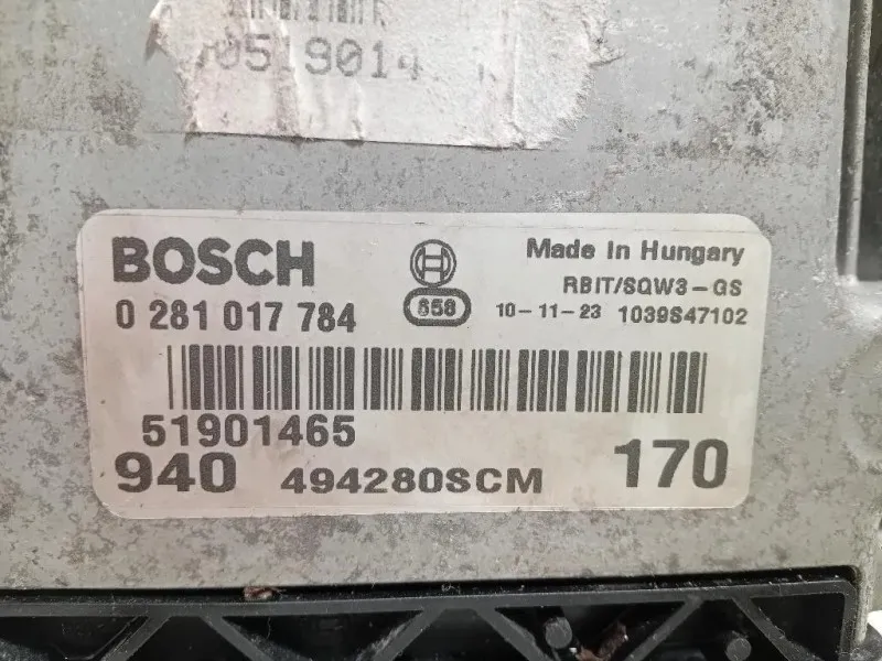 Centralina Iniezione 51901465 Alfa Romeo Giulietta 2010