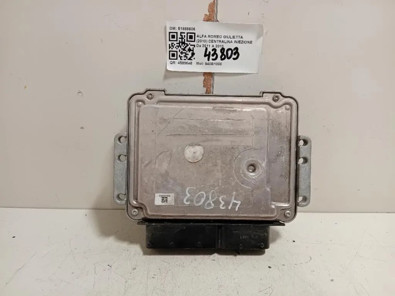 Centralina Iniezione 51888606 Alfa Romeo Giulietta 2010