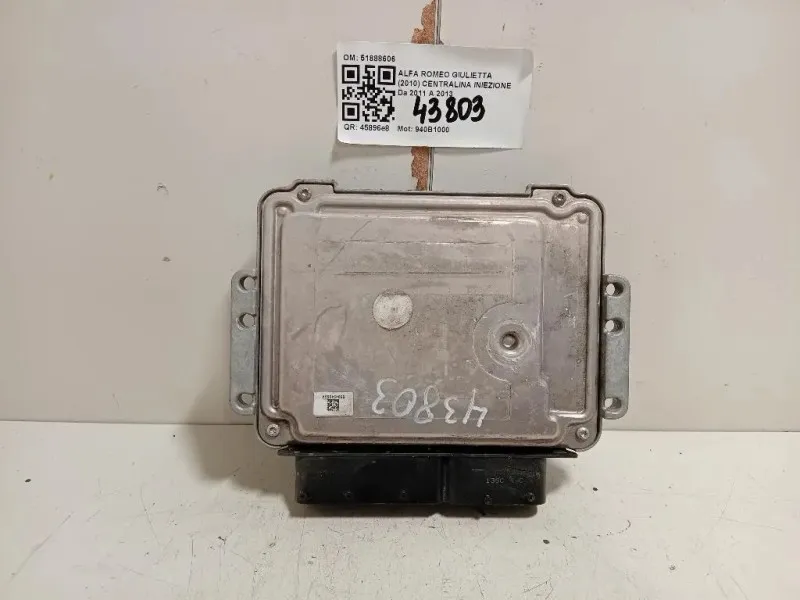 Centralina Iniezione 51888606 Alfa Romeo Giulietta 2010