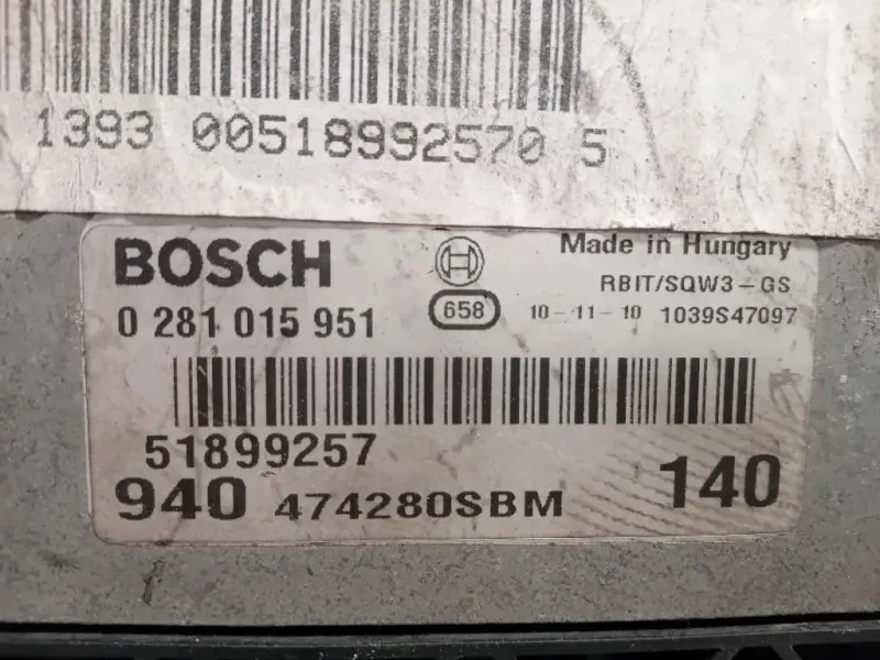 Centralina Iniezione 51899257 Alfa Romeo Giulietta 2010