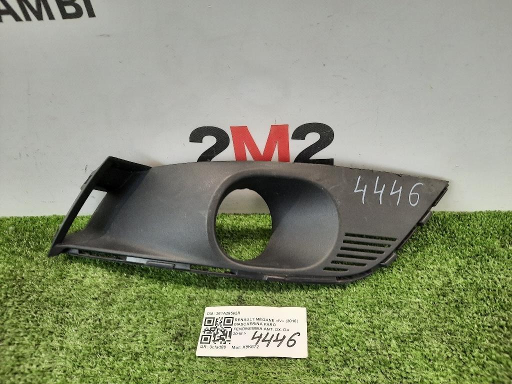 Mascherina FARO Fendinebbia ANT DX 261A28562R Renault Mégane IV 2016