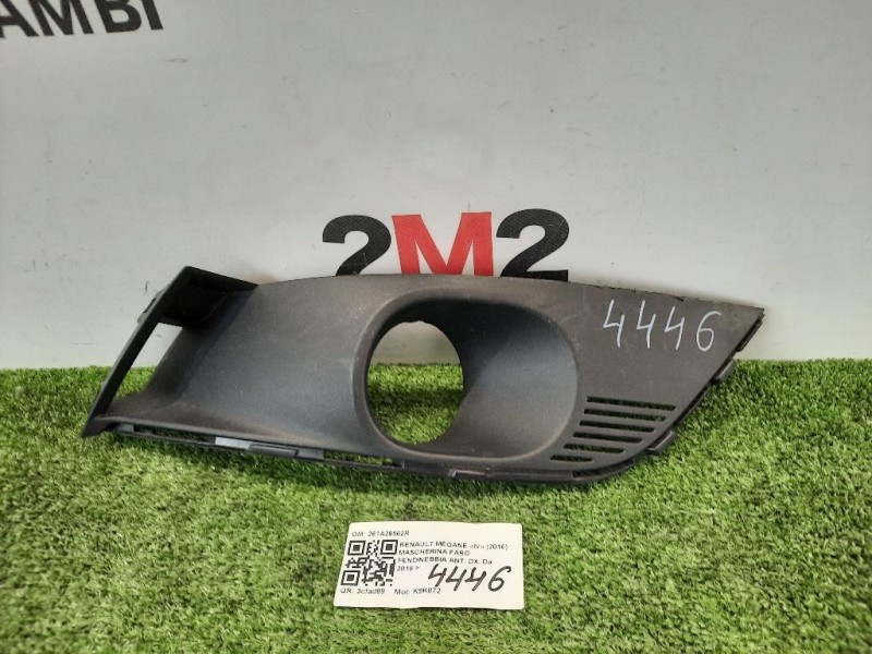 Mascherina FARO Fendinebbia ANT DX 261A28562R Renault Mégane IV 2016