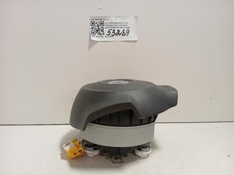 Air-bag Guidatore 5K0 880 201 H Volkswagen GOLF V Variant 2007