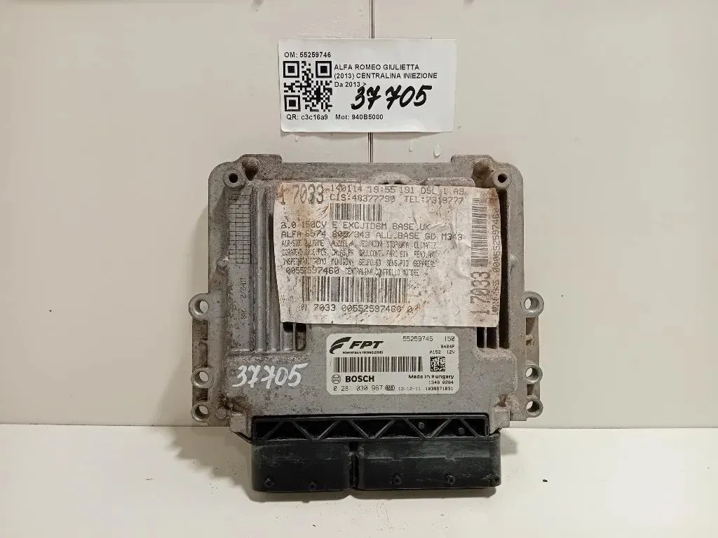 Centralina Iniezione 55259746 Alfa Romeo Giulietta 2013