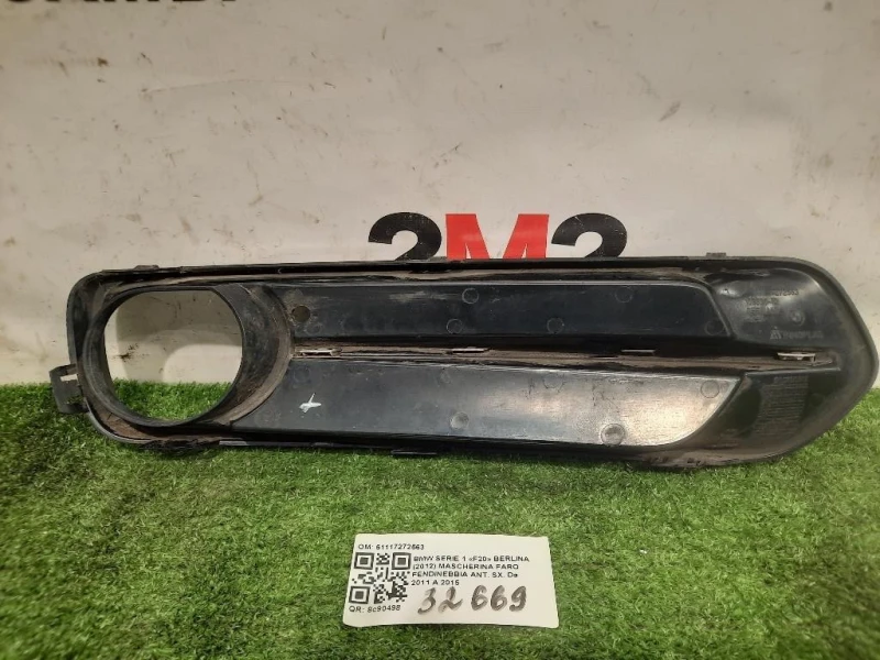 Mascherina FARO Fendinebbia ANT SX 51117272563 Bmw Serie 1 F20 Berlina 2012