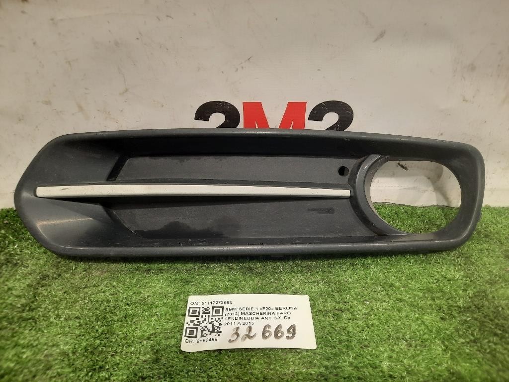 Mascherina FARO Fendinebbia ANT SX 51117272563 Bmw Serie 1 F20 Berlina 2012