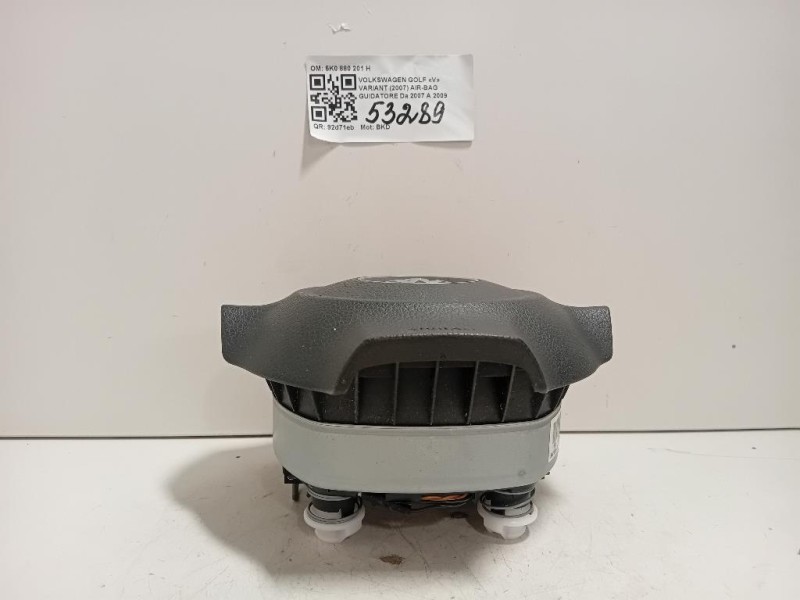 Air-bag Guidatore 5K0 880 201 H Volkswagen GOLF V Variant 2007